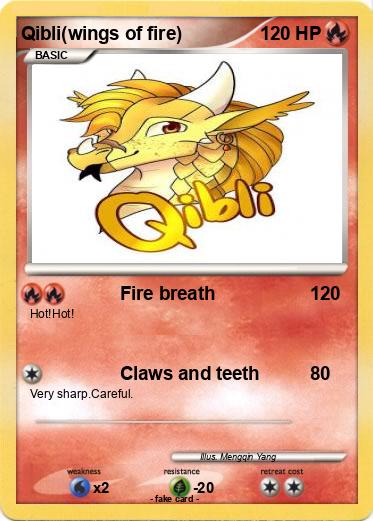 Pokemon Qibli(wings of fire)