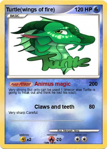 Pokemon Turtle(wings of fire)