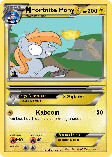Pokemon Fortnite Pony