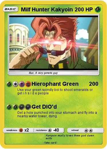 Pokemon Milf Hunter Kakyoin