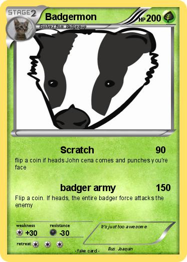 Pokemon Badgermon