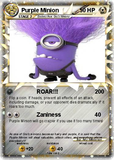 Pokemon Purple Minion