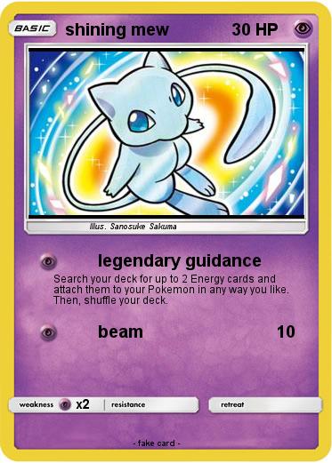 Pokemon shining mew