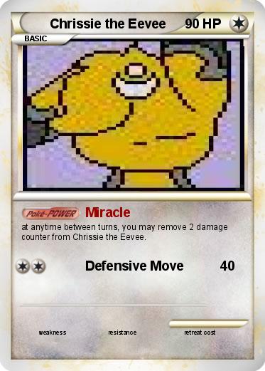 Pokemon Chrissie the Eevee