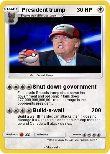 Pokemon President trump
