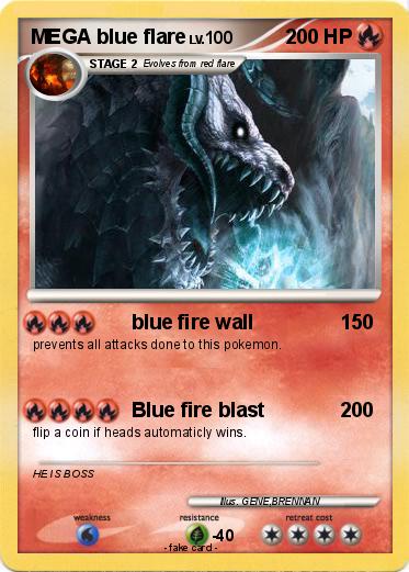 Pokemon MEGA blue flare