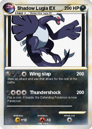 Pokemon Shadow Lugia EX
