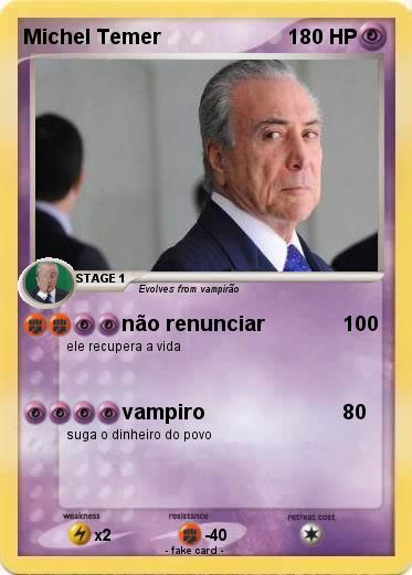 Pokemon Michel Temer
