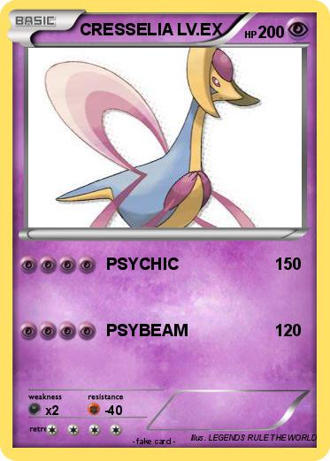 Pokemon CRESSELIA LV.EX