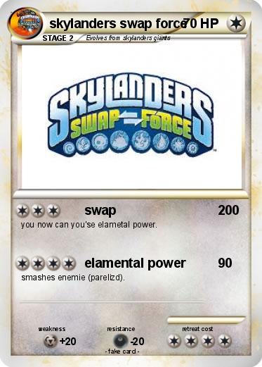 Pokemon skylanders swap force