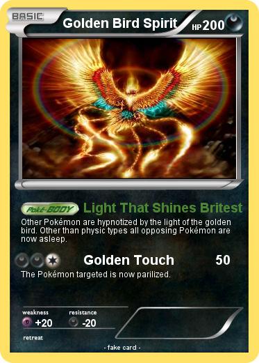 Pokemon Golden Bird Spirit