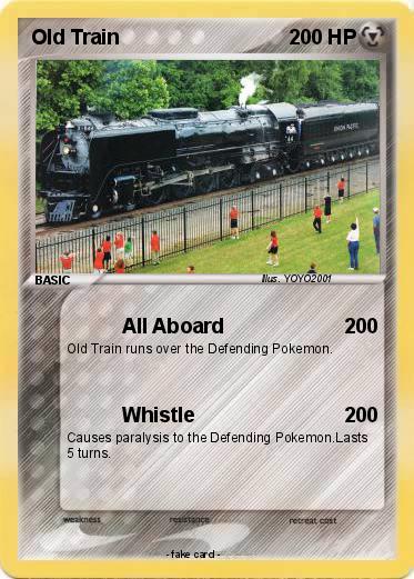 Pokemon Old Train