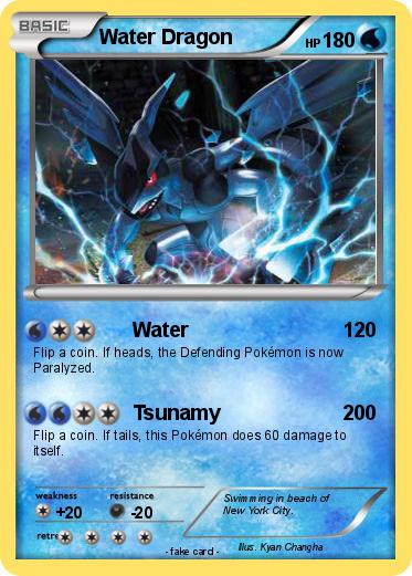 Pokemon Water Dragon