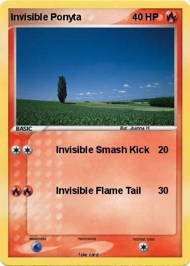 Pokemon Invisible Ponyta