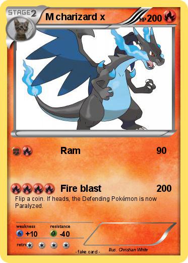 Pokemon M charizard x