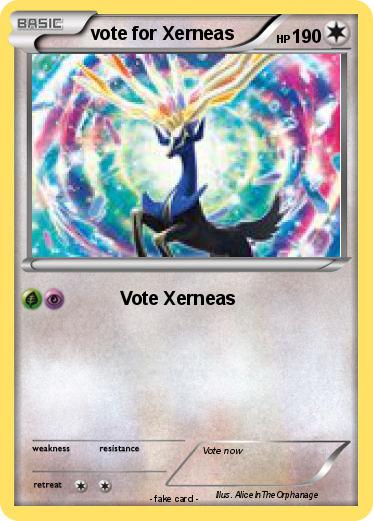 Pokemon vote for Xerneas