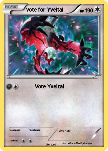 Pokemon vote for Yveltal