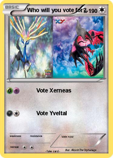 Pokemon Who will you vote for?