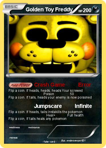 Pokemon Golden Toy Freddy