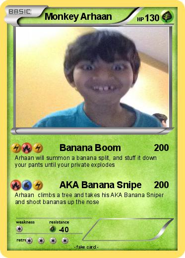 Pokemon Monkey Arhaan