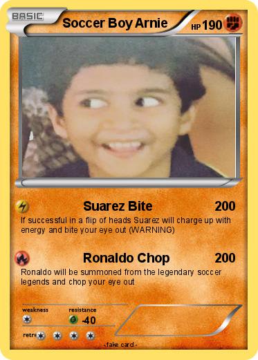 Pokemon Soccer Boy Arnie