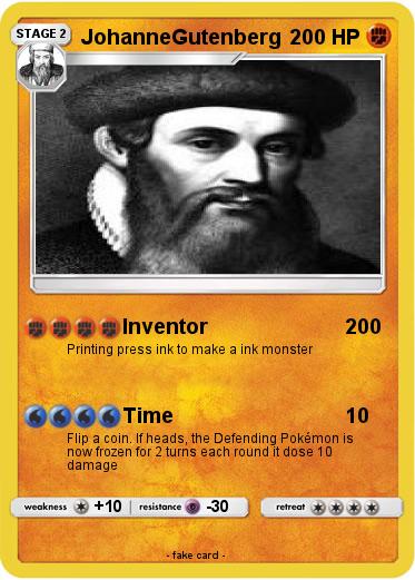 Pokemon JohanneGutenberg