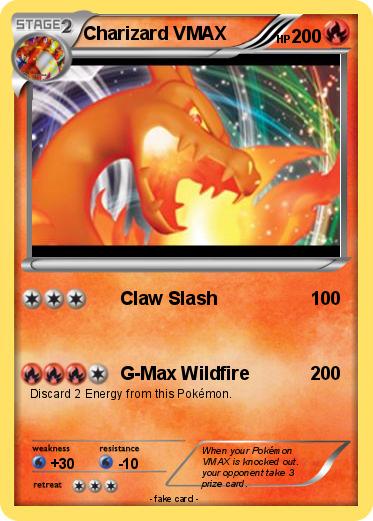 Pokemon Charizard VMAX