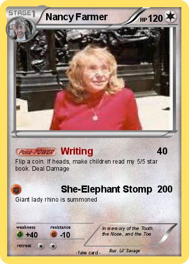 Pokemon Nancy Farmer