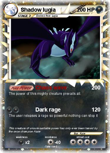 Pokemon Shadow lugia