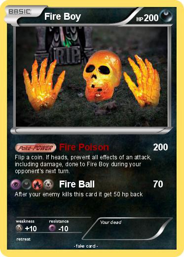 Pokemon Fire Boy