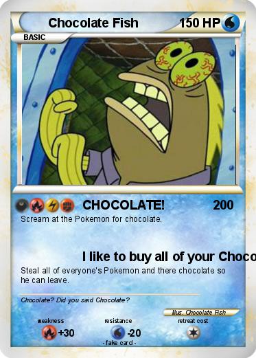 Pokemon Chocolate Fish