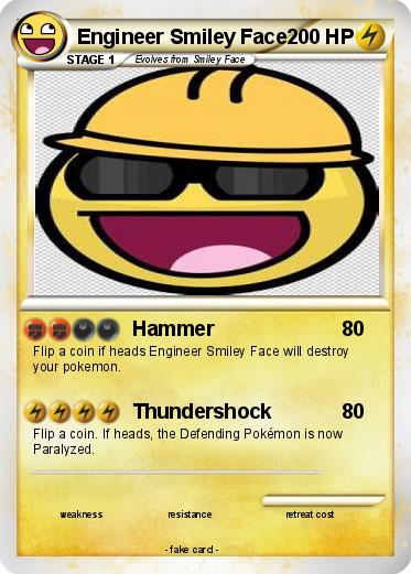 Pokemon Engineer Smiley Face