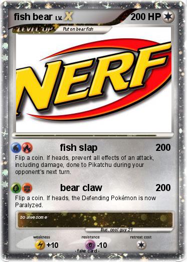 Pokemon fish bear