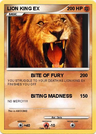 Pokemon LION KING EX