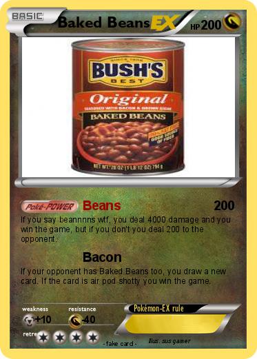 Pokemon Baked Beans