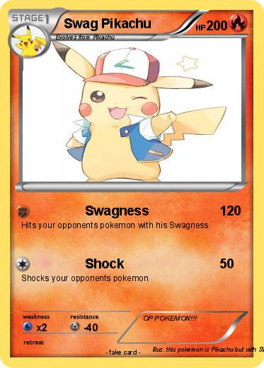 Pokemon Swag Pikachu