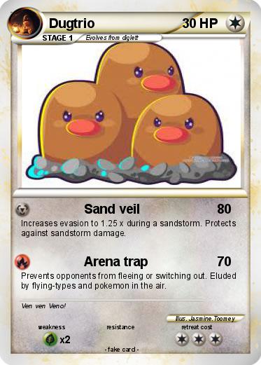 Pokemon Dugtrio