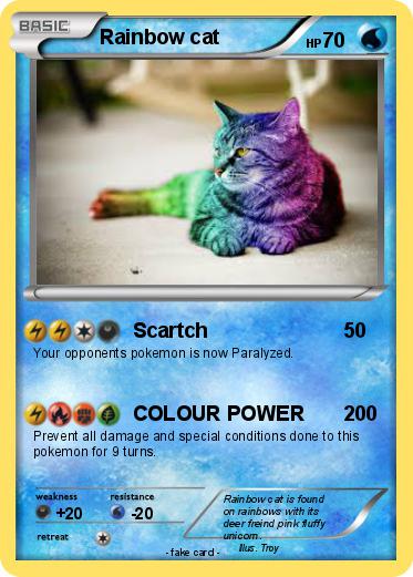 Pokemon Rainbow cat