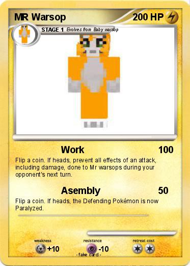 Pokemon MR Warsop
