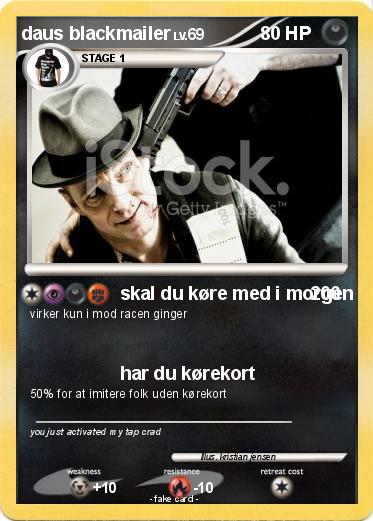 Pokemon daus blackmailer