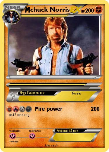 Pokemon chuck Norris