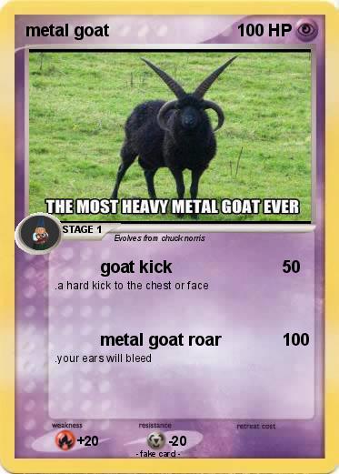 Pokemon metal goat