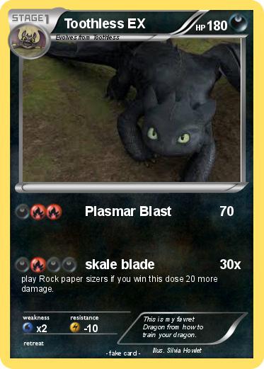 Pokemon Toothless EX