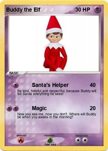 Pokemon Buddy the Elf