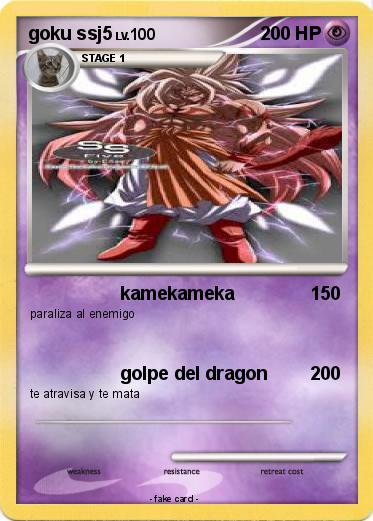 Pokemon goku ssj5