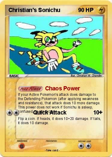 Pokemon Christian's Sonichu