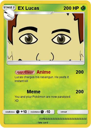 Pokemon EX Lucas