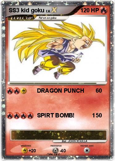 Pokemon SS3 kid goku