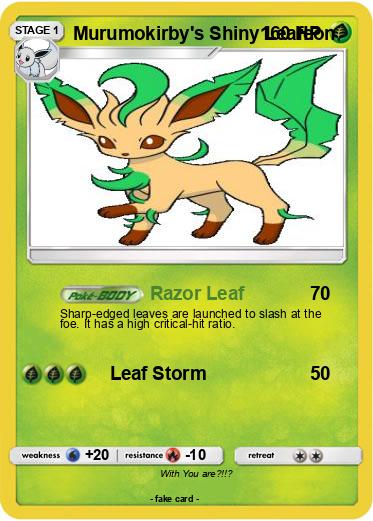 Pokemon Murumokirby's Shiny Leafeon