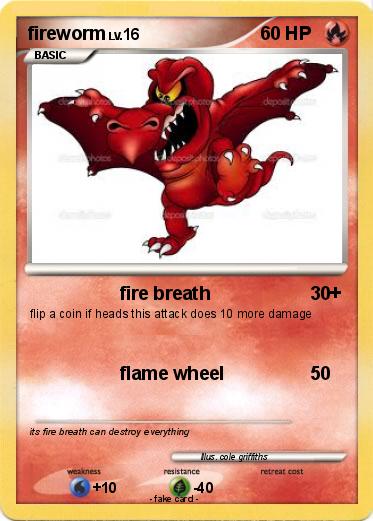 Pokemon fireworm